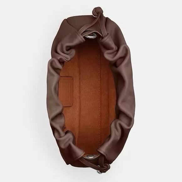 NWT Coach Faye Shoulder Bag CV529 Leather Wear 3 Ways Silver/Maple - Picture 12 of 12